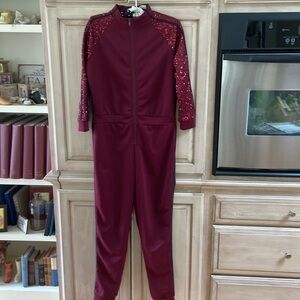 Weissman dance leotard jumpsuit sz Small Adult euc